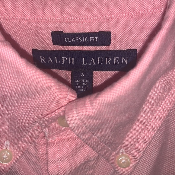 Ralph Lauren Pink Button Up Shirt - Picture 4 of 5